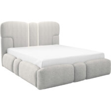 Łóżko tapicerowane z oświetleniem LED TAIKI 200x200 doha 15