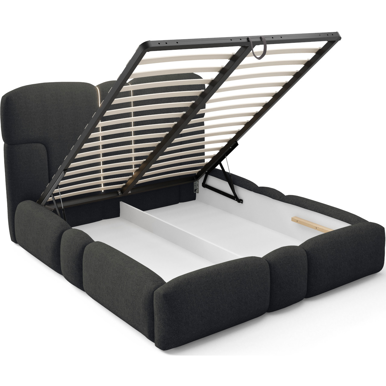 Łóżko tapicerowane z oświetleniem LED TAIKI 160x200 doha 22 - obrazek 5