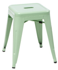 Stołek Paris zielony inspirowany Tolix