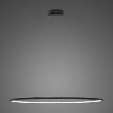 Lampa wisząca Ledowe Okręgi No.1 120cm 3k czarna ściemnialna