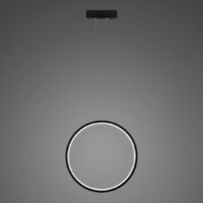 Lampa wisząca Ledowe Okręgi No.1 X 40cm 3k czarny