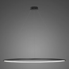 Lampa wisząca Ledowe Okręgi No.1 180cm 3k czarna