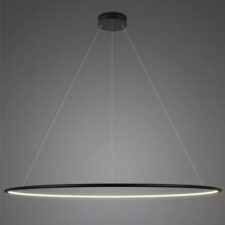 Lampa wisząca Ledowe Okręgi No.1 200cm 3k czarna