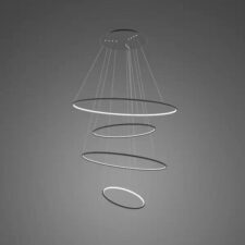 Lampa wisząca Ledowe Okręgi No.4 100cm 4k Różowe Złoto ściemnialna