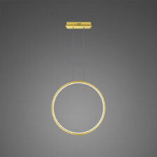 Lampa wisząca Ledowe Okręgi No.1 X 40cm 4k złoty
