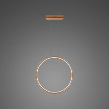 Lampa wisząca Ledowe Okręgi No.1 X 40cm 3k miedziana