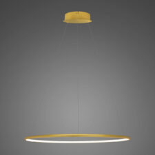 Lampa wisząca Ledowe Okręgi No.1 60cm 3k złota ściemnialna