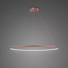 Lampa wisząca Ledowe Okręgi No.1 80cm 4k Różowe Złoto ściemnialna