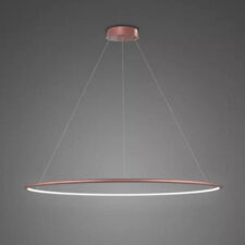 Lampa wisząca Ledowe Okręgi No.1 100cm 4k Różowe Złoto ściemnialna