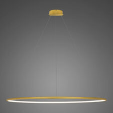 Lampa wisząca Ledowe Okręgi No.1 150cm 3k złota ściemnialna