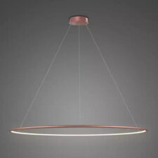 Lampa wisząca Ledowe Okręgi No.1 150cm 3k Różowe Złoto ściemnialna