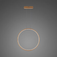 Lampa wisząca Ledowe Okręgi No.1 X 60cm 4k miedziana