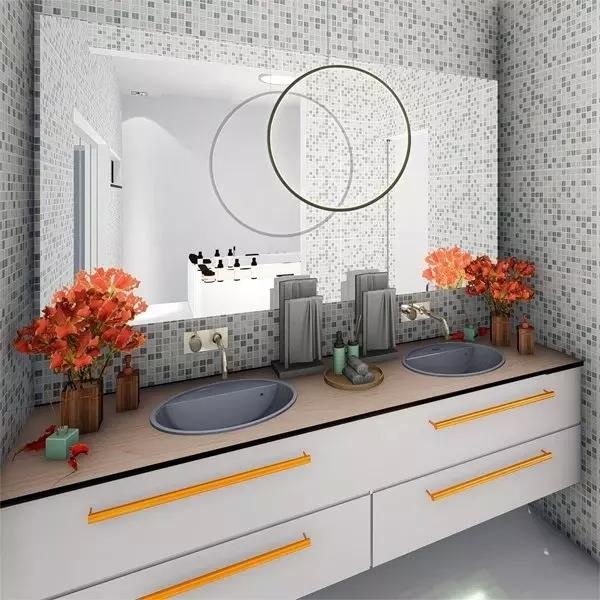 Lampa wisząca Ledowe Okręgi No.1 X 60cm czarna 3k ściemnialna - obrazek 3