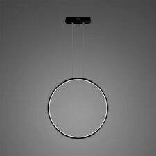 Lampa wisząca Ledowe Okręgi No.1 X 60cm czarny 4k ściemnialna