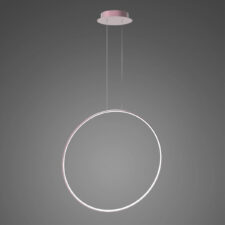 Lampa wisząca Ledowe Okręgi No.1 X 80cm 4k różowo złoty