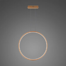 Lampa wisząca Ledowe Okręgi No.1 X 80cm 3k miedziana