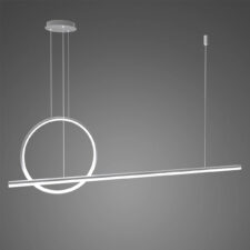 Lampa wisząca Linea No.2 40cm 4k srebrna