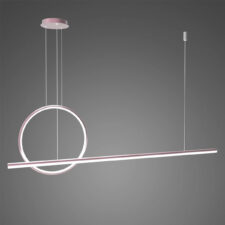 Lampa wisząca Linea No.2 40cm 4k różowo złota ściemnialna