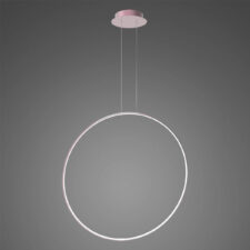 Lampa wisząca Ledowe Okręgi No.1 X 100cm 4k Różowe Złoto ściemnialna