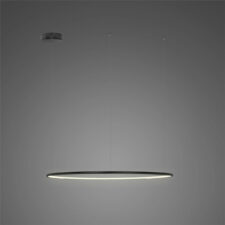 Lampa wisząca Ledowe Okręgi No.1 CO 60cm 3k czarna ściemnialna