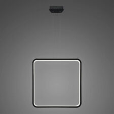Lampa wisząca Ledowe Kwadraty No.1 X 80 3k czarna ściemnialna