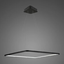 Lampa wisząca Ledowe Kwadraty No.1 40 4k czarna ściemnialna