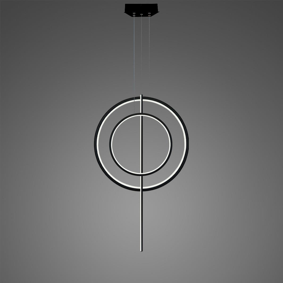 Lampa wisząca Linea No.5 60/40cm czarna 3k - obrazek 3