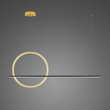 Lampa wisząca Linea No.2 100 40cm czarnozłota 3k