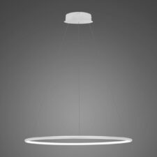Lampa wisząca Ledowe Okręgi No.1 60cm 2700k biała ściemnialna