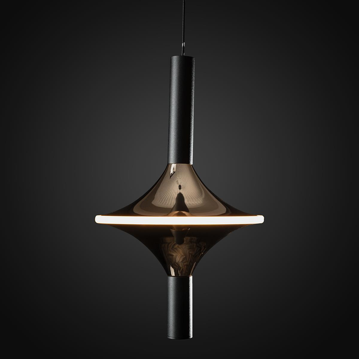Lampa wisząca Spinoza złota - obrazek 3