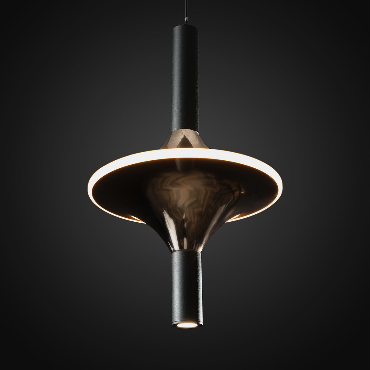 Lampa wisząca Spinoza złota - obrazek 4