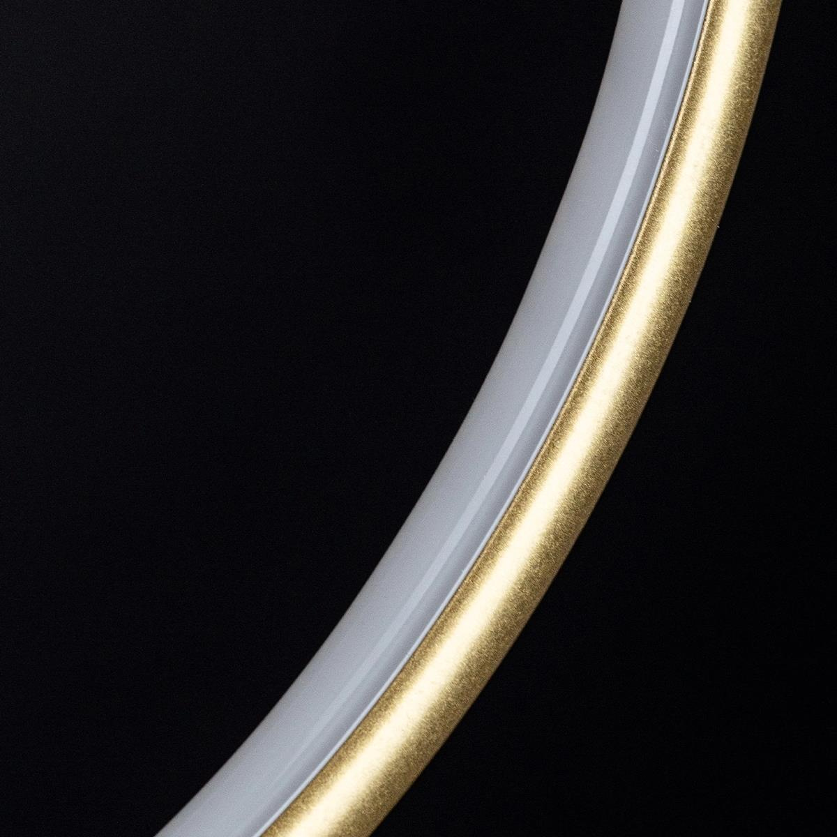 Lampa wisząca Ledowe Okręgi No.3 120cm 3k złota ściemnialna - obrazek 3