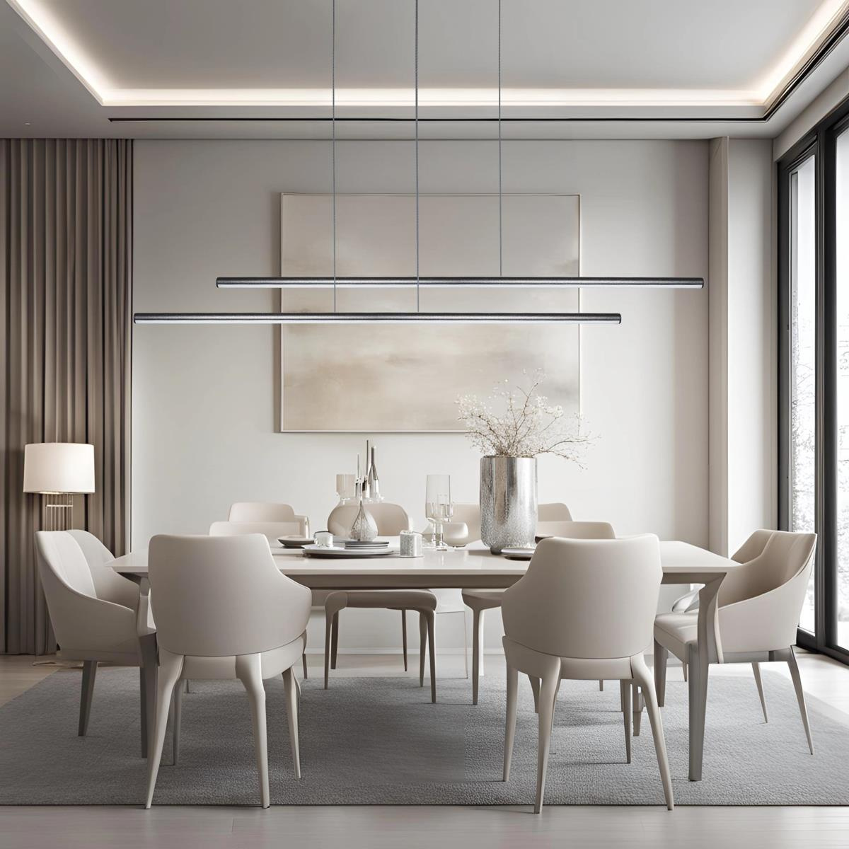 Lampa wisząca LINEA No.2B 100cm 3k czarna Altavola Design - obrazek 4