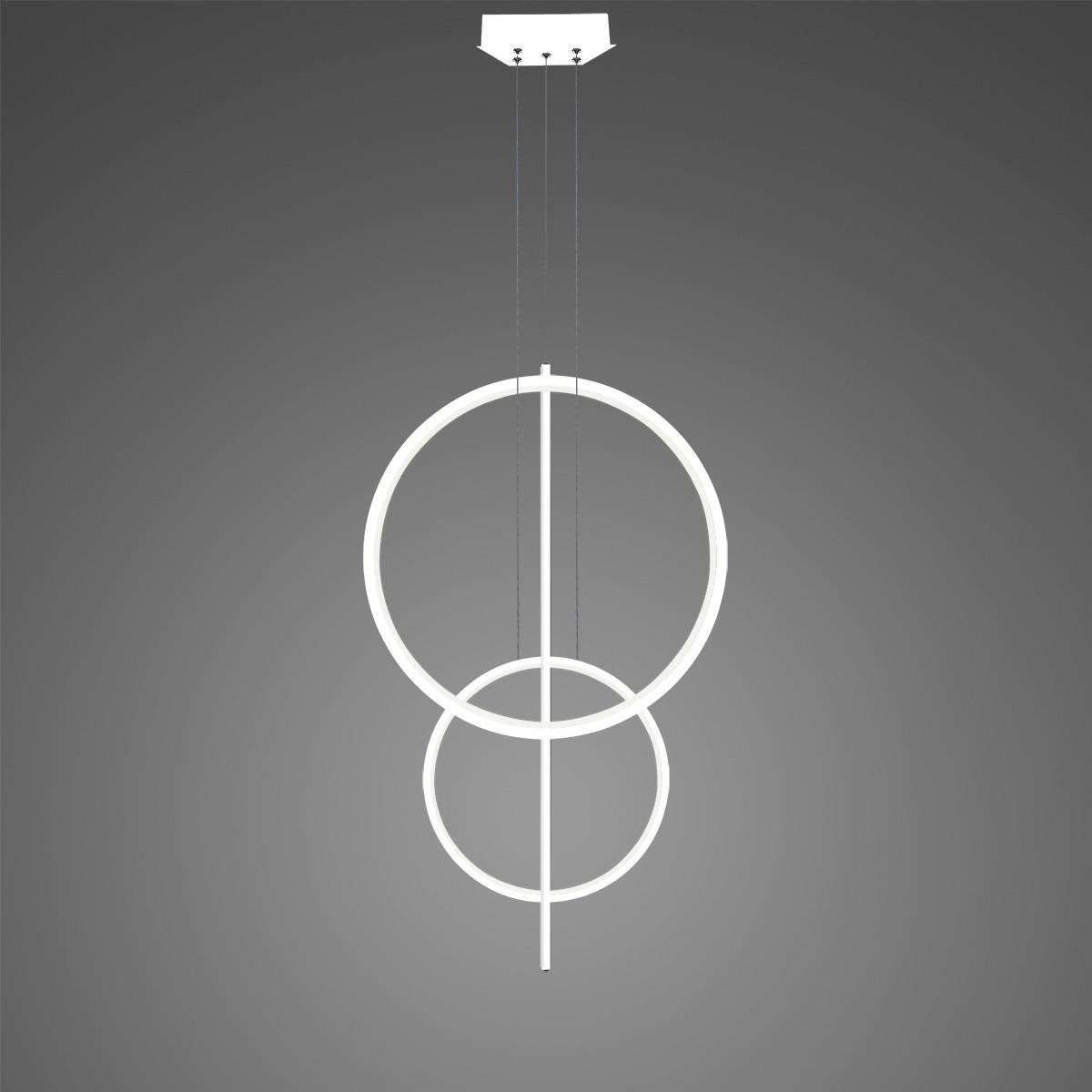 Lampa wisząca Linea No.5 60/40cm biała 3k - obrazek 3