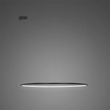 Lampa wisząca Ledowe Okręgi No.1 150cm 3k czarna