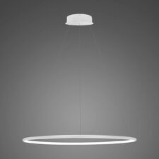 Lampa wisząca Ledowe Okręgi No.1 80cm 3k biała Dali