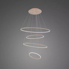 Lampa wisząca Ledowe Okręgi No.4 100cm 3k miedziana Dali