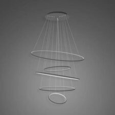 Lampa wisząca Ledowe Okręgi No.5 120cm 3k czarna Dali