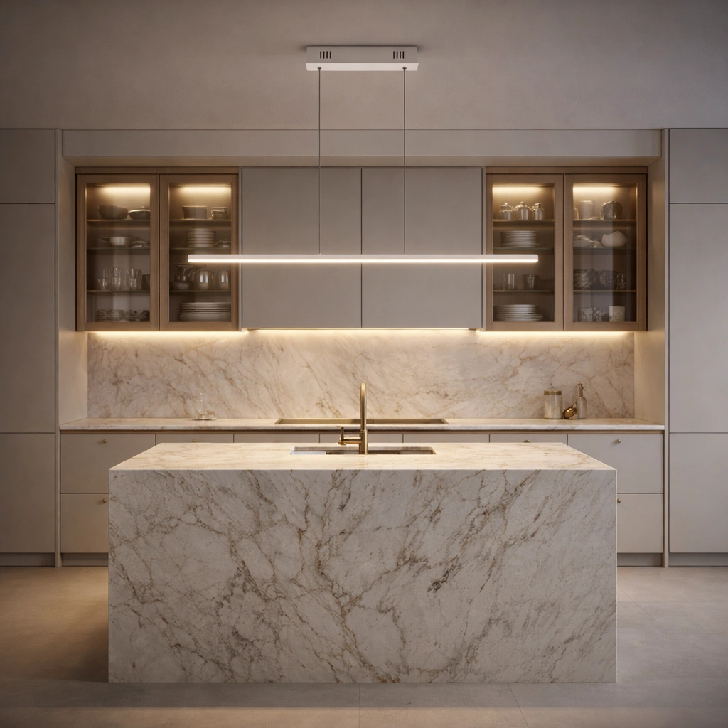 Lampa wisząca Linea No.1 100cm biała 4k Dali - obrazek 4