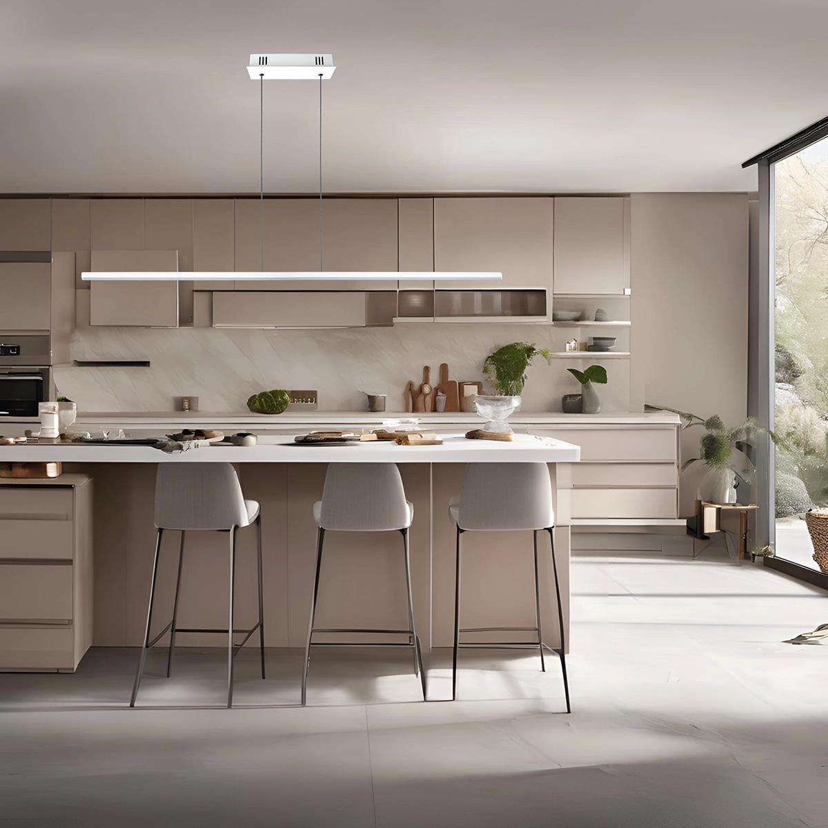 Lampa wisząca Linea No.1 100cm biała 4k Dali - obrazek 5