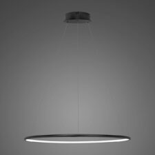 Lampa wisząca Ledowe Okręgi No.1 60 4k czarna Dali