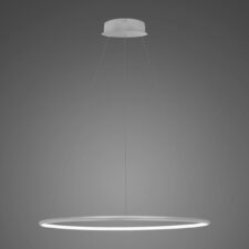 Lampa wisząca Ledowe Okręgi No.1 60 4k srebrna Dali
