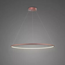 Lampa wisząca Ledowe Okręgi No.1 60cm 3k różowo złota Dali