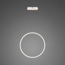 Lampa wisząca Ledowe Okręgi No.1 X 60cm biała 3k ściemnialne