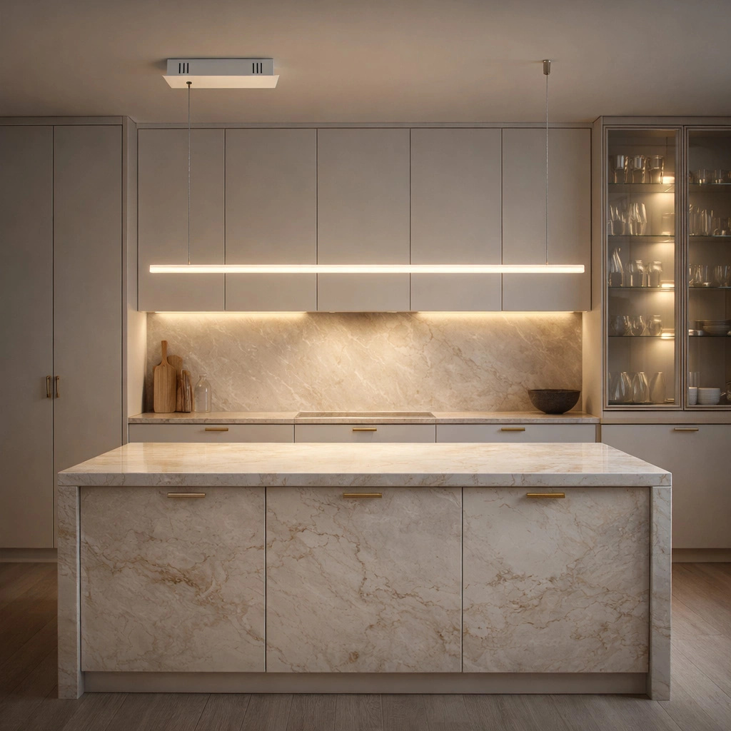 Lampa wisząca Linea No.1B 120cm 3k biała Dali - obrazek 5