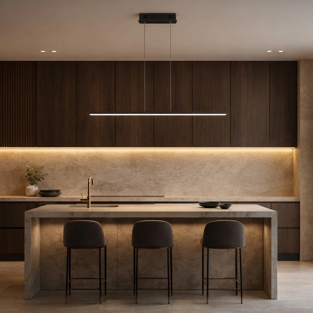 Lampa wisząca Linea No.1 150cm 4k czarna Dali - obrazek 4