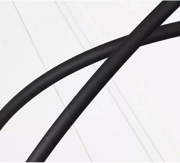 Lampa wisząca Ledowe Okręgi No.5 180cm 3k czarna Dali - obrazek 4