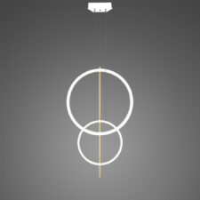 Lampa wisząca Linea No.5 60/40cm białozłota Dali3k