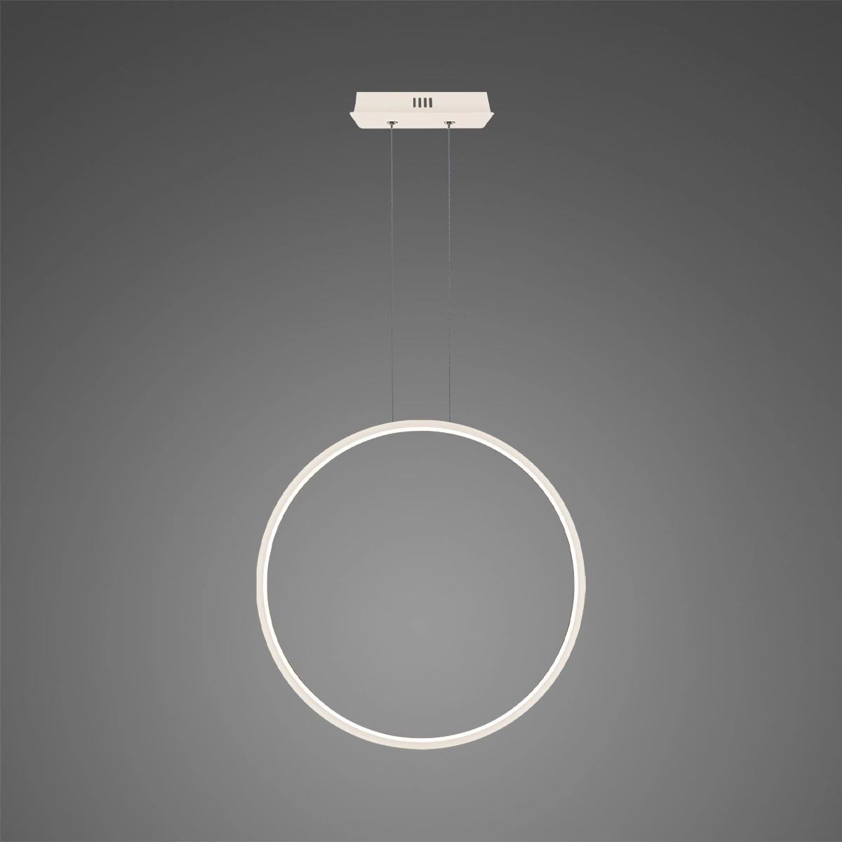 Lampa wisząca Ledowe Okręgi No.1 X 120cm 4k biały - obrazek 3