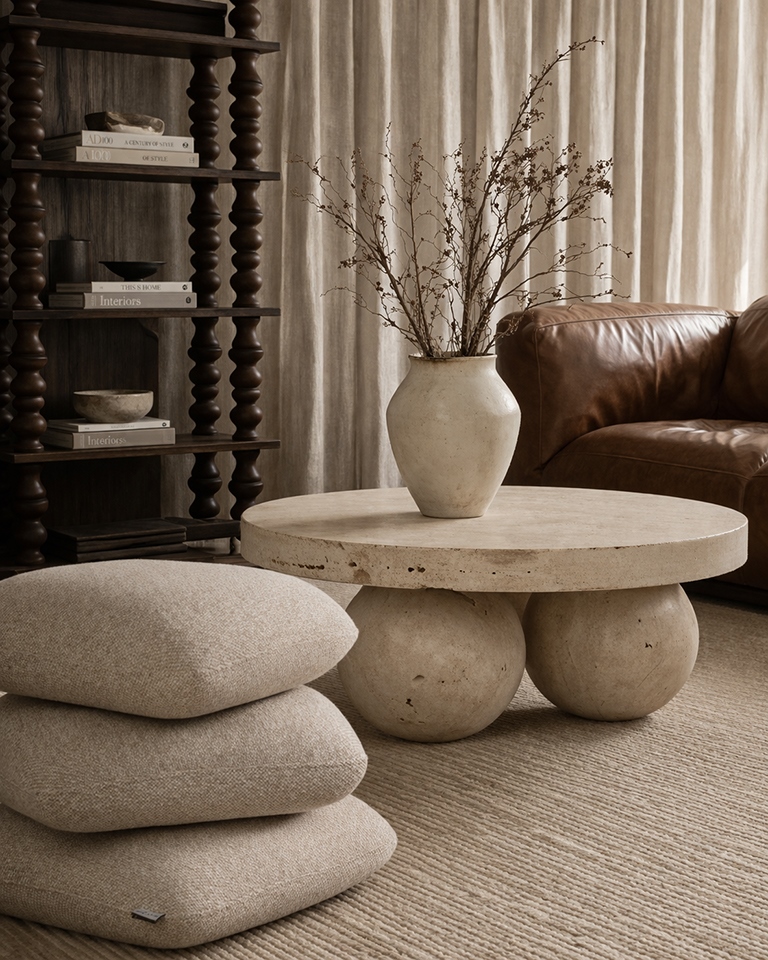 Pufa STONES beżowa - obrazek 6